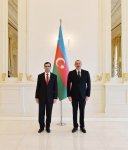 Prezident İlham Əliyev Türkiyənin yeni səfirinin etimadnaməsini qəbul edib (FOTO) (YENİLƏNİB)