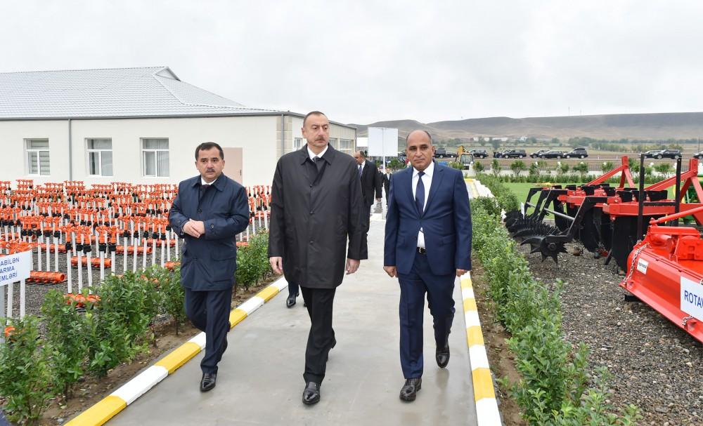 Prezident İlham Əliyev: Biz dünya miqyasında kənd təsərrüfatı məhsullarını ixrac edən önəmli ölkəyə çevriləcəyik (FOTO)