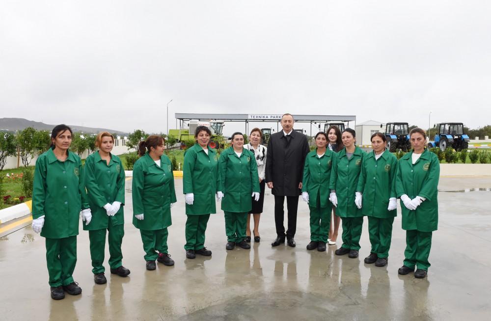 Prezident İlham Əliyev: Biz dünya miqyasında kənd təsərrüfatı məhsullarını ixrac edən önəmli ölkəyə çevriləcəyik (FOTO)
