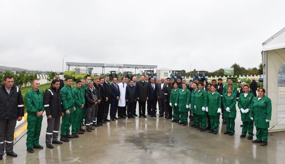 Prezident İlham Əliyev: Biz dünya miqyasında kənd təsərrüfatı məhsullarını ixrac edən önəmli ölkəyə çevriləcəyik (FOTO)