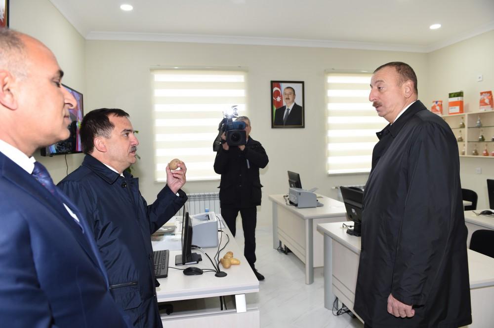 Prezident İlham Əliyev: Biz dünya miqyasında kənd təsərrüfatı məhsullarını ixrac edən önəmli ölkəyə çevriləcəyik (FOTO)
