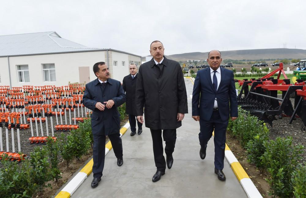 Prezident İlham Əliyev: Biz dünya miqyasında kənd təsərrüfatı məhsullarını ixrac edən önəmli ölkəyə çevriləcəyik (FOTO)