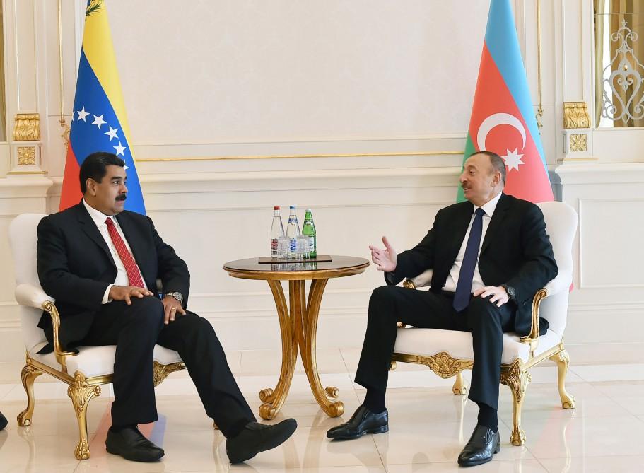 Prezident İlham Əliyev: Venesuela Prezidentinin Azərbaycana səfəri ikitərəfli əməkdaşlığın genişləndirilməsi üçün yaxşı imkanlar yaradır (FOTO)