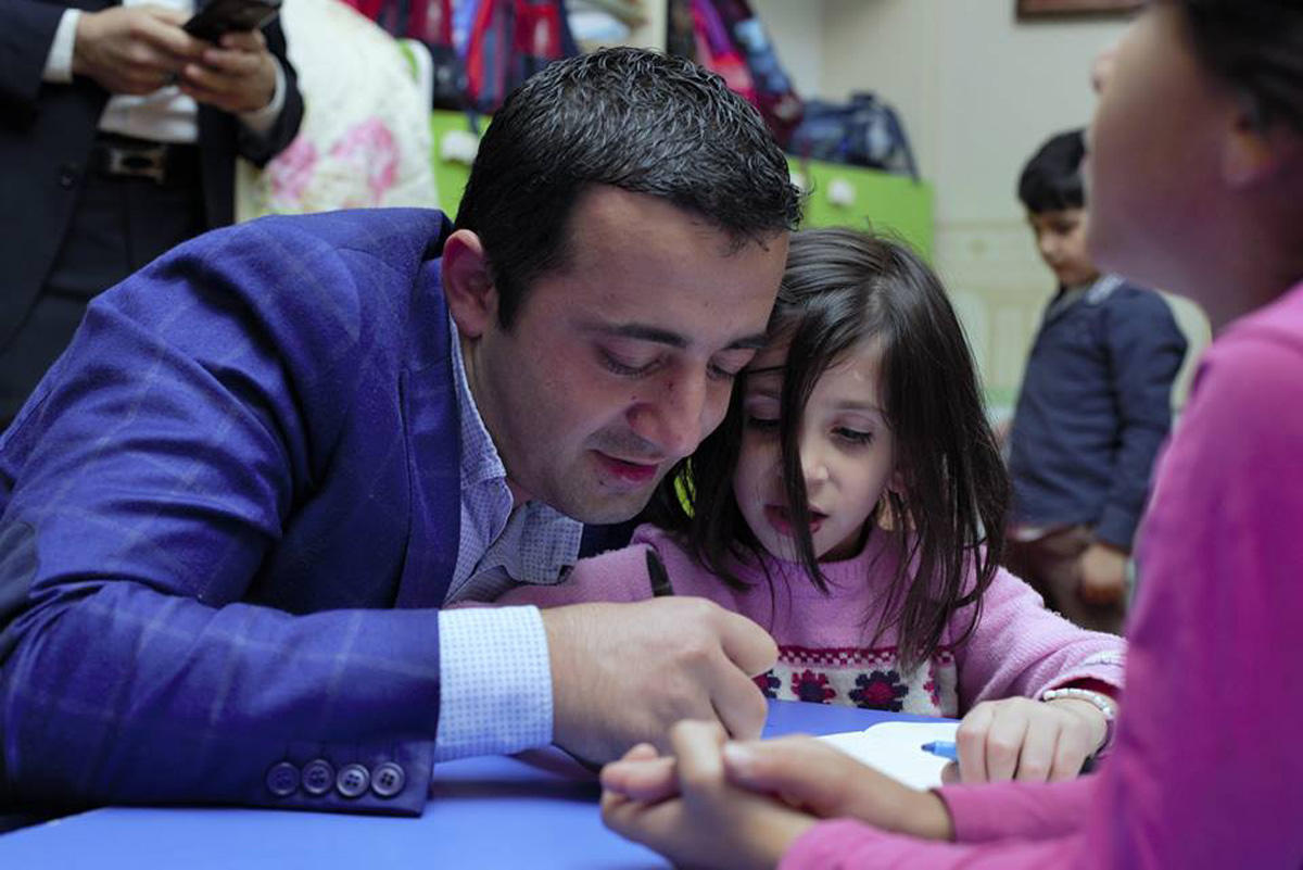 Azərbaycan idmançıları uşaqları sevindirdilər (FOTO)