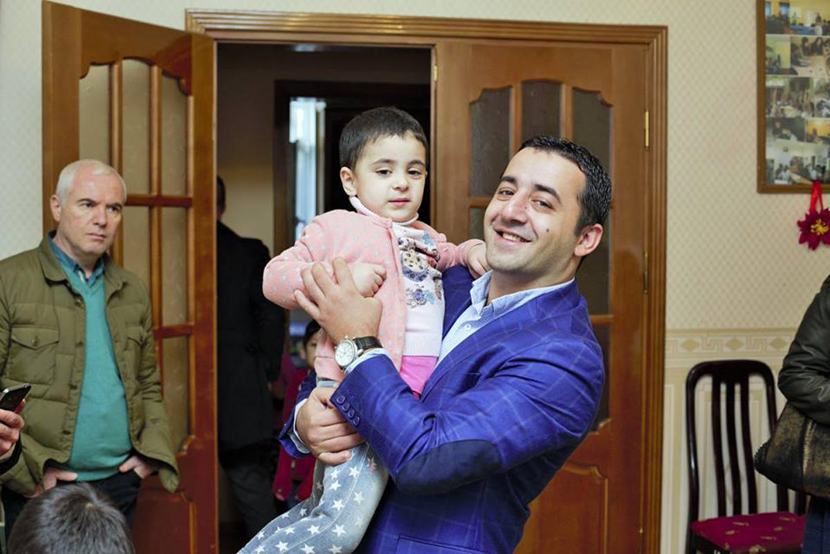Azərbaycan idmançıları uşaqları sevindirdilər (FOTO)