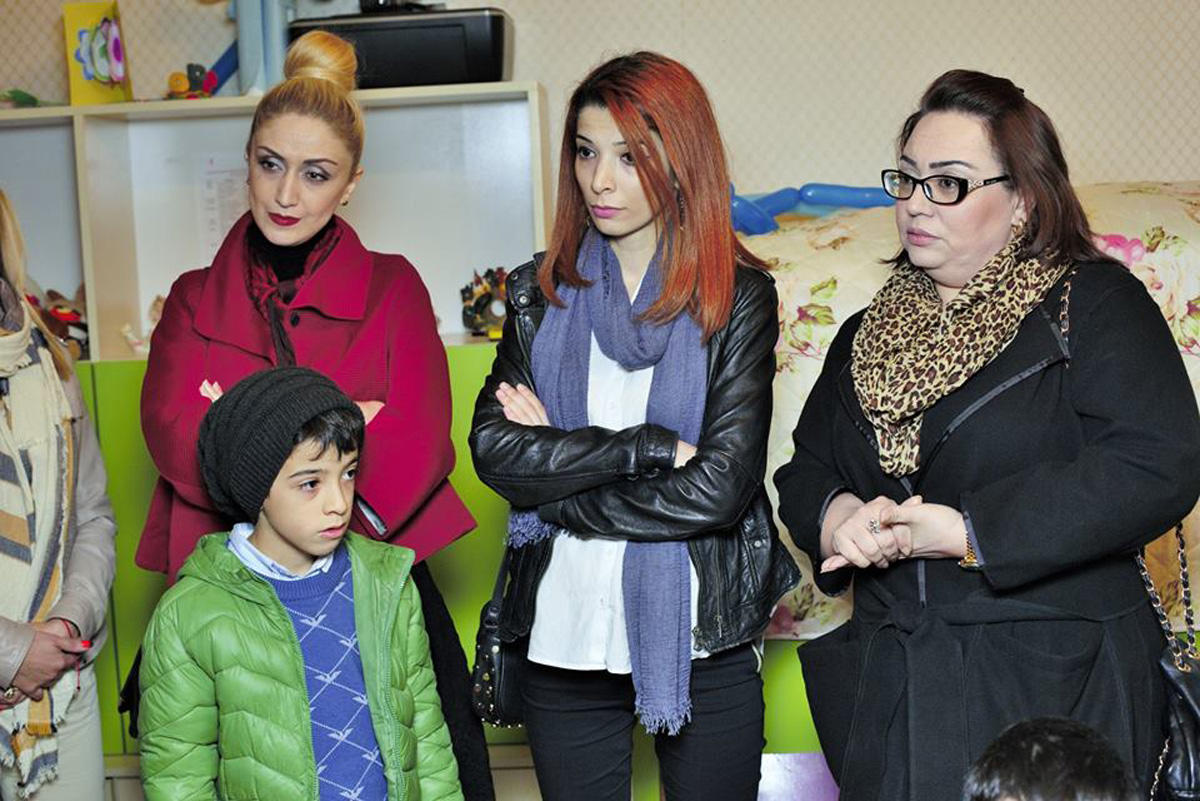 Azərbaycan idmançıları uşaqları sevindirdilər (FOTO)