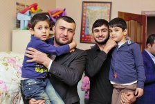 Azərbaycan idmançıları uşaqları sevindirdilər (FOTO)