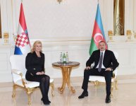 Prezident İlham Əliyev: Azərbaycan və Xorvatiya arasında əlaqələr bütün sahələrdə yüksək səviyyədədir (YENİLƏNİB) (FOTO)