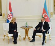 Prezident İlham Əliyev: Azərbaycan və Xorvatiya arasında əlaqələr bütün sahələrdə yüksək səviyyədədir (YENİLƏNİB) (FOTO)