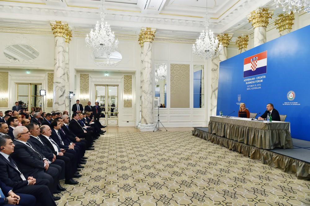 Prezident İlham Əliyev: Xorvatiya ilə strateji tərəfdaşlığımız enerji sahəsini də əhatə edəcək (FOTO) (YENİLƏNİB)