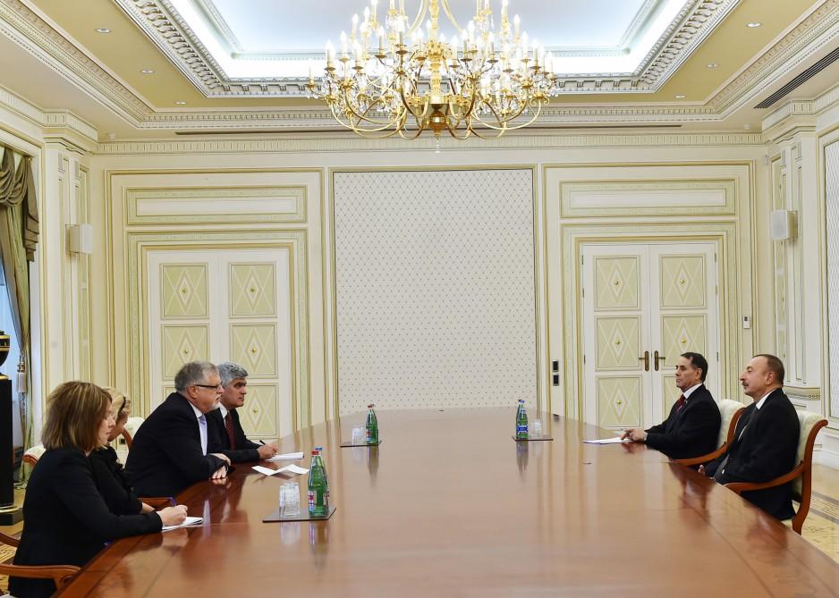 Prezident İlham Əliyev Avropa İttifaqının Cənubi Qafqaz üzrə xüsusi nümayəndəsini qəbul edib  (FOTO)