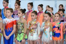 Bakıda akrobatika gimnastikası üzrə çempionat başlayıb (FOTO)
