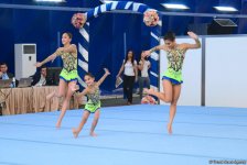 Bakıda akrobatika gimnastikası üzrə çempionat başlayıb (FOTO)