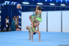Bakıda akrobatika gimnastikası üzrə çempionat başlayıb (FOTO)