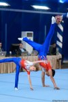 Bakıda akrobatika gimnastikası üzrə çempionat başlayıb (FOTO)