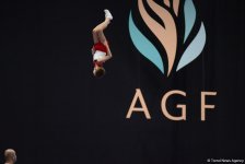 Akrobatika gimnastikası üzrə 23-cü Bakı çempionatının ikinci günü start götürüb (FOTO)