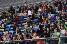 Akrobatika gimnastikası üzrə 23-cü Bakı çempionatının ikinci günü start götürüb (FOTO)