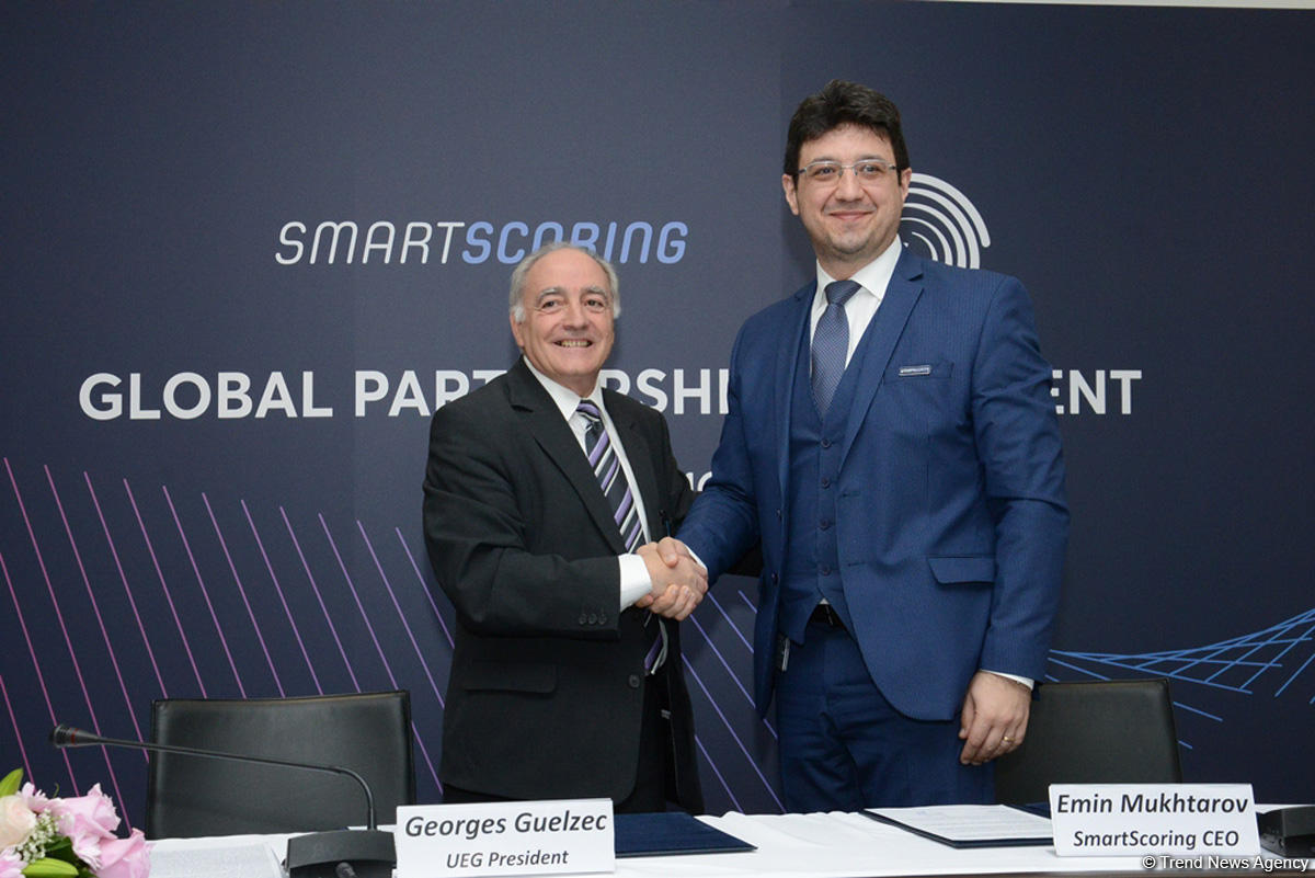 Azərbaycan brendi "SmartScoring" və Avropa Gimnastika İttifaqı əməkdaşlıq sazişi imzaladılar (FOTO)