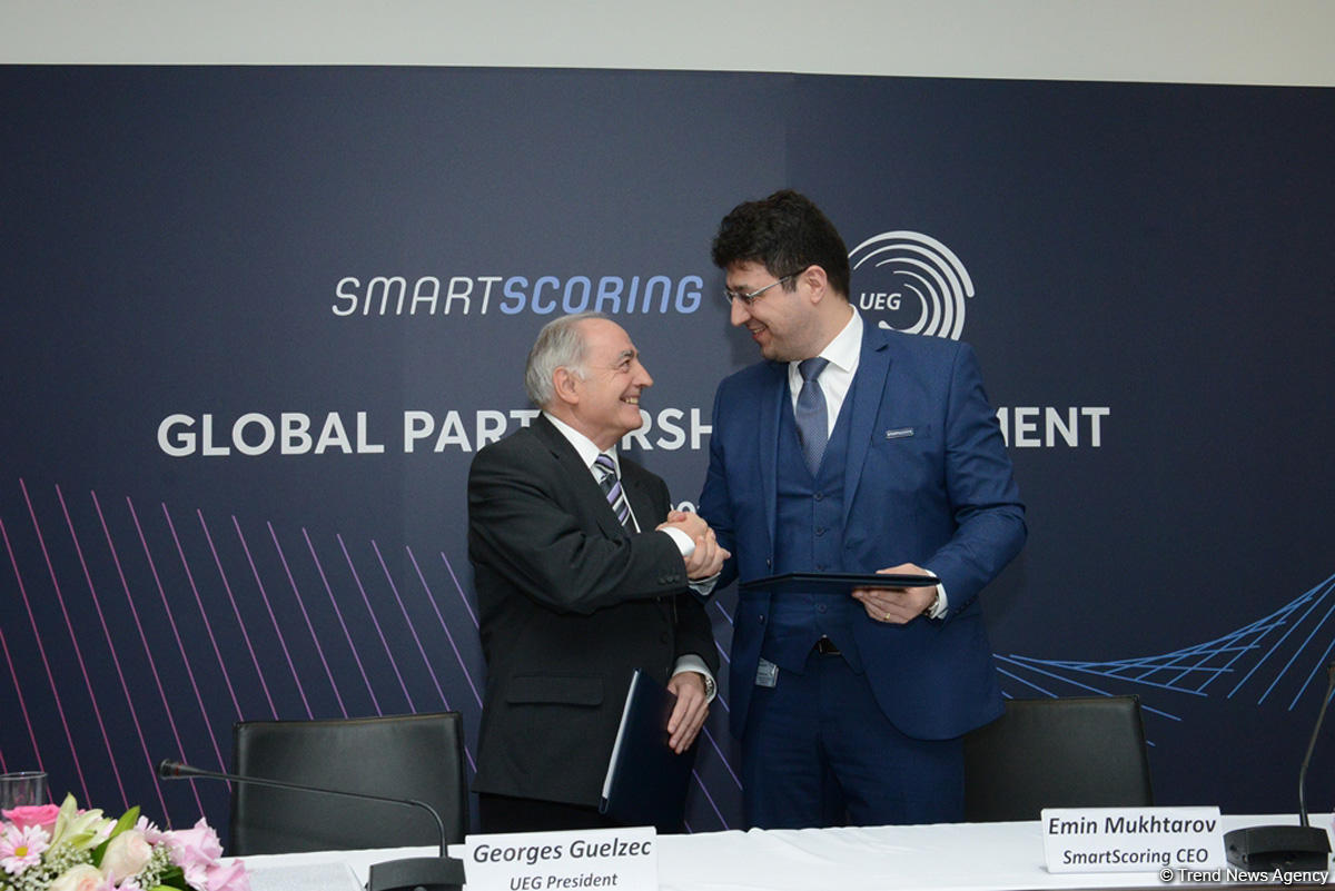 Azərbaycan brendi "SmartScoring" və Avropa Gimnastika İttifaqı əməkdaşlıq sazişi imzaladılar (FOTO)