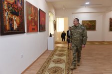 Prezident İlham Əliyev Horadiz şəhərində Dövlət Rəsm Qalereyasının açılışında iştirak edib (FOTO)