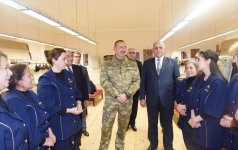 Prezident İlham Əliyev Füzuli xalça kombinatının açılışında iştirak edib (FOTO) (YENİLƏNİB)