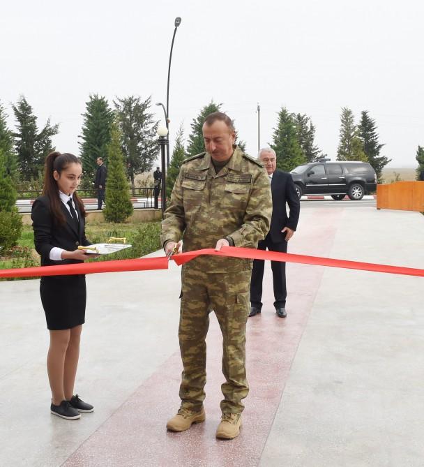 Prezident İlham Əliyev Horadiz şəhərində Dövlət Rəsm Qalereyasının açılışında iştirak edib (FOTO)