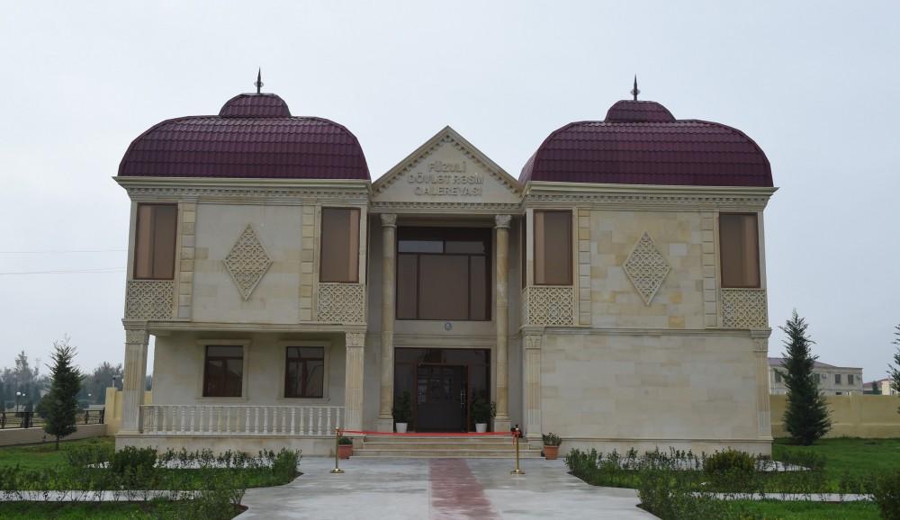 Prezident İlham Əliyev Horadiz şəhərində Dövlət Rəsm Qalereyasının açılışında iştirak edib (FOTO)