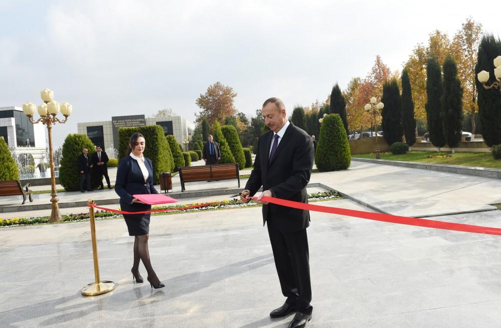 Prezident İlham Əliyev Beyləqanda Bayraq Muzeyinin açılışında iştirak edib (FOTO)