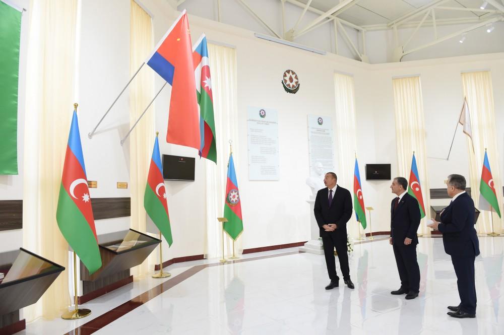 Prezident İlham Əliyev Beyləqanda Bayraq Muzeyinin açılışında iştirak edib (FOTO)