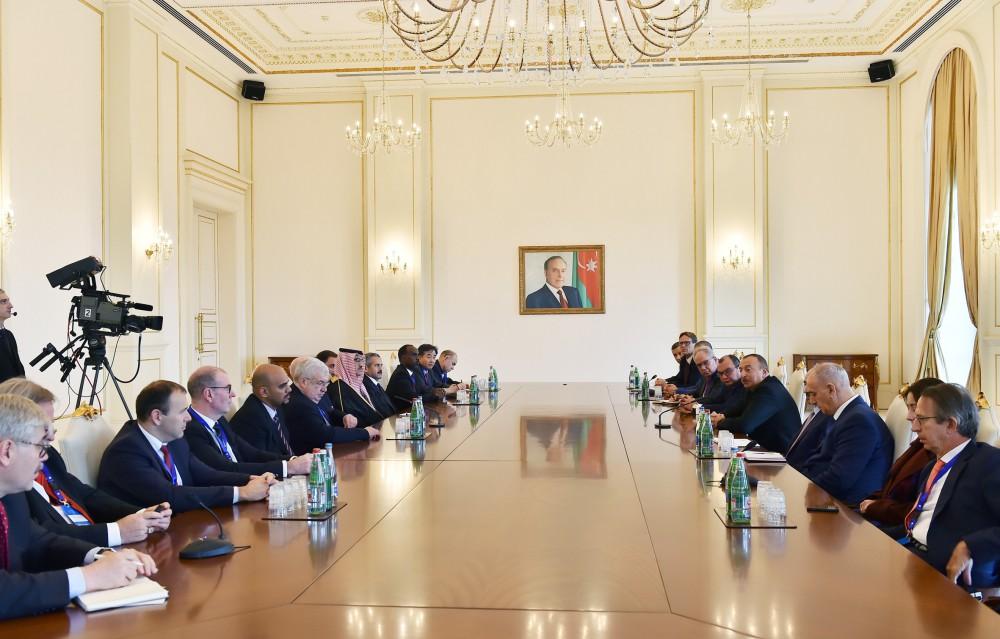 Prezident İlham Əliyev Dünya Xəbər Agentliklərinin V Konqresinin bir qrup iştirakçısını qəbul edib (FOTO) (YENİLƏNİB-4)