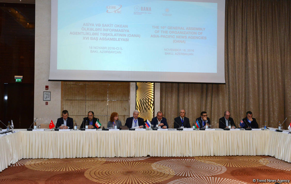 Bakıda Asiya və Sakit Okean Ölkələri İnformasiya Agentlikləri Təşkilatının  XVI Baş Assambleyası keçirilir (YENİLƏNİB)(FOTO)