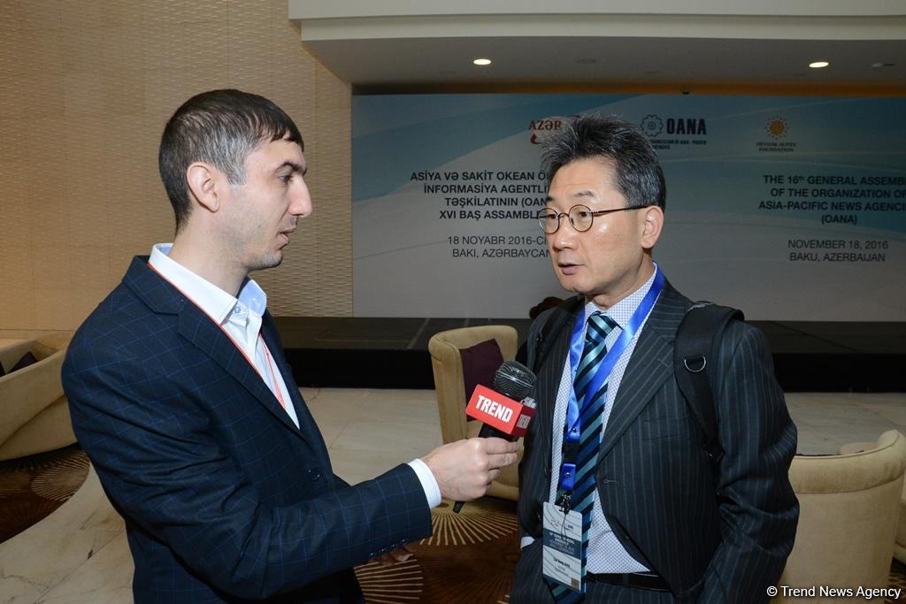 Tae-Sunq Junq: Dünya Xəbər Agentliklərinin V Konqresi mühüm əhəmiyyət daşıyır (FOTO)