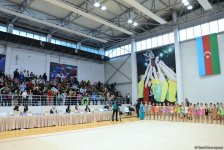 Bədii gimnastika üzrə 23-cü Azərbaycan birinciliyi və 3-cü Bölgələrarası Kubokun qalibləri mükafatlandırılıb (FOTO)