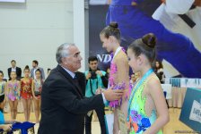 Bədii gimnastika üzrə 23-cü Azərbaycan birinciliyi və 3-cü Bölgələrarası Kubokun qalibləri mükafatlandırılıb (FOTO)