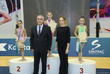 Bədii gimnastika üzrə 23-cü Azərbaycan birinciliyi və 3-cü Bölgələrarası Kubokun qalibləri mükafatlandırılıb (FOTO)