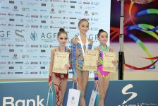 Bədii gimnastika üzrə 23-cü Azərbaycan birinciliyi və 3-cü Bölgələrarası Kubokun qalibləri mükafatlandırılıb (FOTO)