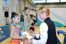 Bədii gimnastika üzrə 23-cü Azərbaycan birinciliyi və 3-cü Bölgələrarası Kubokun qalibləri mükafatlandırılıb (FOTO)