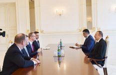 Prezident İlham Əliyev CISCO şirkətinin baş vitse-prezidentini qəbul edib (FOTO) (YENİLƏNİB)