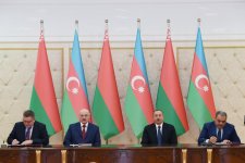 Azərbaycan-Belarus sənədləri imzalanıb (FOTO) (YENİLƏNİB)