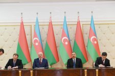 Azərbaycan-Belarus sənədləri imzalanıb (FOTO) (YENİLƏNİB)