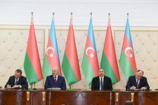Azərbaycan-Belarus sənədləri imzalanıb (FOTO) (YENİLƏNİB)