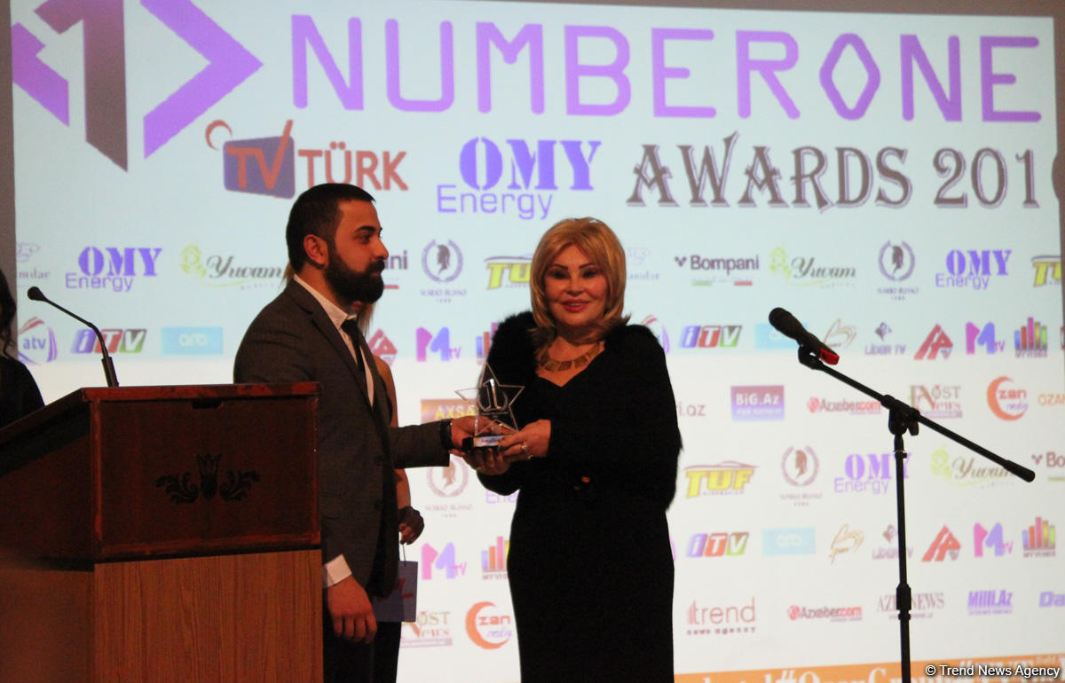 Bakıda “Number One” Beynəlxalq mükafatlandırma mərasimi keçirilib (FOTO)