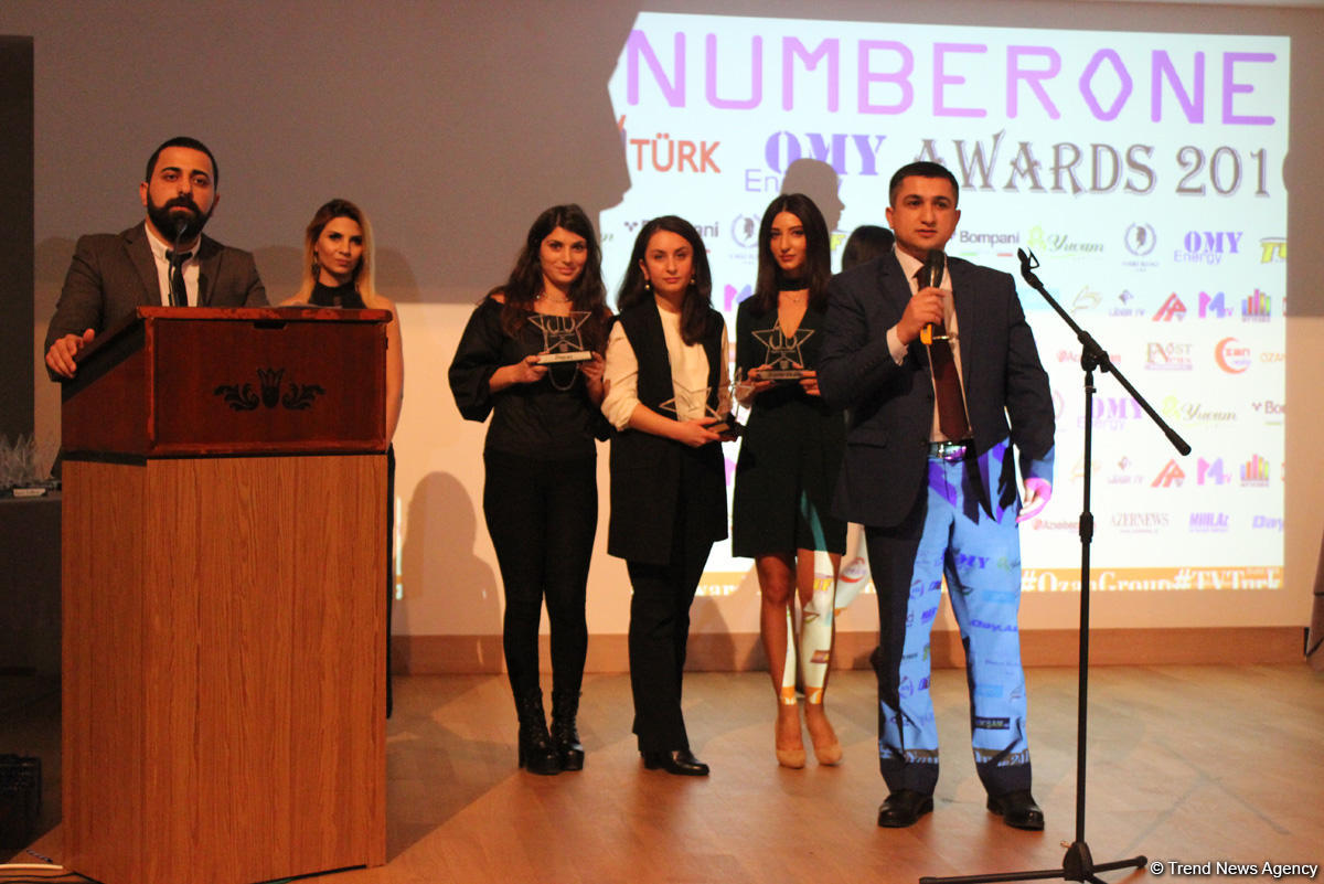 Bakıda “Number One” Beynəlxalq mükafatlandırma mərasimi keçirilib (FOTO)