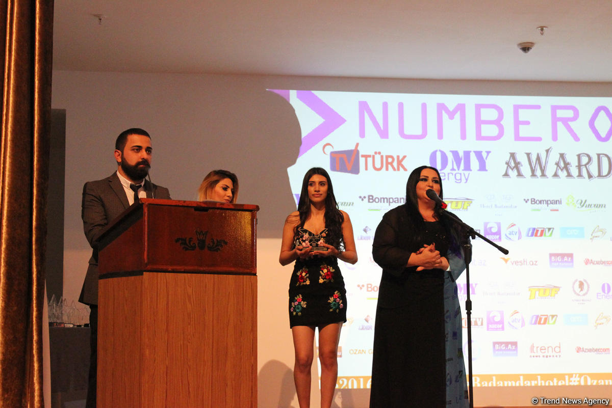 Bakıda “Number One” Beynəlxalq mükafatlandırma mərasimi keçirilib (FOTO)