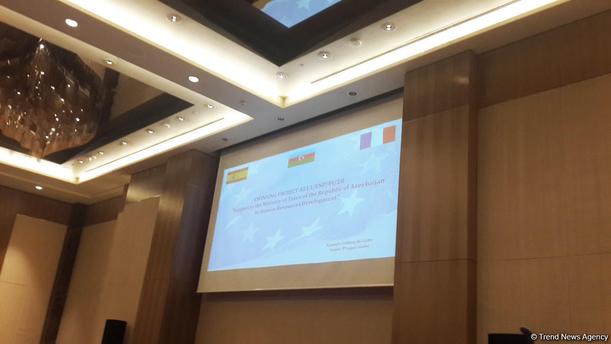"İnsan resurslarının inkişafı sahəsində Vergilər Nazirliyinə dəstək" Tvinninq layihəsi yekunlaşdırılıb (FOTO)