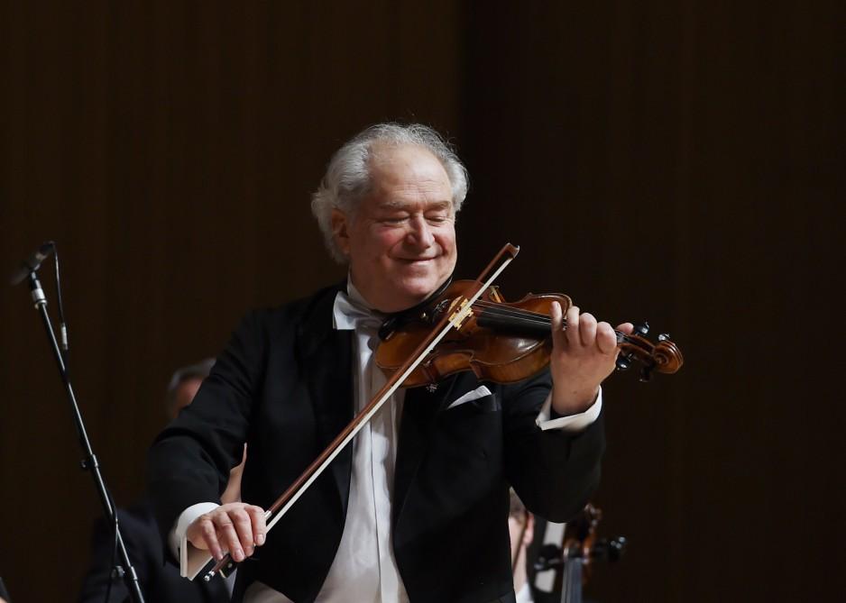 Leyla Əliyeva Heydər Əliyev Mərkəzində Vyana Ştraus Festival Orkestrinin konsertində olub (FOTO)