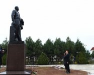 Prezident İlham Əliyev və xanımı Zərdaba səfərə gəliblər (FOTO)