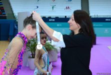Bədii gimnastika üzrə 23-cü Bakı çempionatı və birinciliyində mükafatlandırma mərasimi (FOTO)