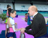 Bədii gimnastika üzrə 23-cü Bakı çempionatı və birinciliyində mükafatlandırma mərasimi (FOTO)