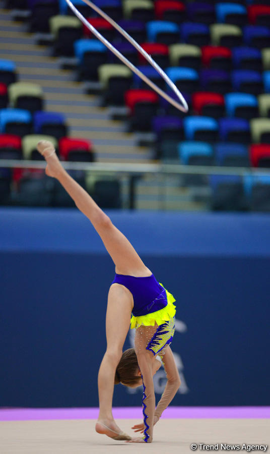 Bədii gimnastika üzrə 23-cü Bakı çempionatı və birinciliyi davam edir (FOTO)